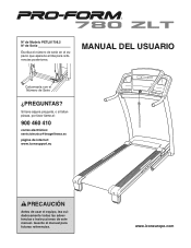 ProForm 780 Zlt Treadmill Spanish Manual