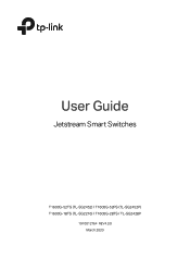 TP-Link T1600G-52PS Jetstream Smart Switches User Guide