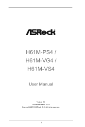 ASRock H61M-PS4 User Manual