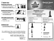 Bissell BISSELL Healthy Home Vacuum® 16N5K QuickStart Guide