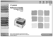 Canon MF6540 imageCLASS MF6500 Series Reference Guide
