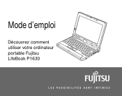 Fujitsu P1630 P1630 User's Guide (French)