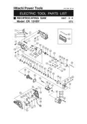 Hitachi CR13VBY Parts List