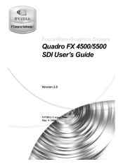 NVIDIA FX5500 User Guide