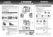 Olympus C2040Z C-2040 Zoom Quick Start Guide