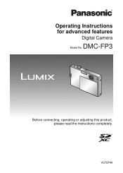 Panasonic DMCFP3 DMCFP3 User Guide