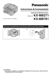 Panasonic KX-MB781 Multi Function Printer - Spanish