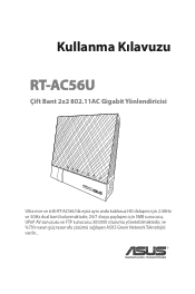 Asus RT-AC56U ASUS RT-AC56U user s manual for Turkish