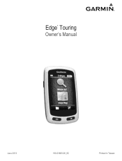 Garmin Edge Touring Plus Owner's Manual