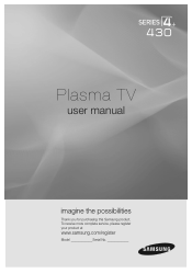 Samsung PN50C430A1D User Manual (user Manual) (ver.1.0) (Spanish)