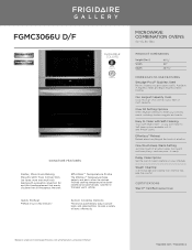 Frigidaire FGMC3066UF Product Specifications Sheet