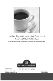 KitchenAid KCM1402QG Use & Care Guide