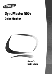Samsung 550V User Manual (user Manual) (ver.1.0) (English)