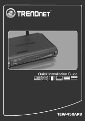 TRENDnet TEW-450APB Quick Installation Guide