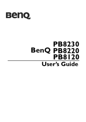 BenQ PB8220 User Guide