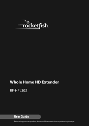 Rocketfish RF-HPL302 User Manual (English)