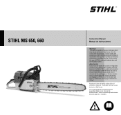 Stihl MS 660 MAGNUM Product Instruction Manual