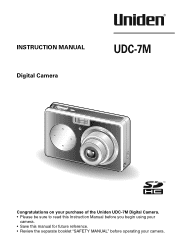 Uniden UDC7M English Owners Manual