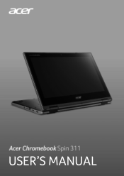 Acer Chromebook Spin 311 R721T User Manual