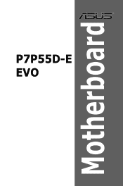 Asus P7P55D-E EVO User Manual