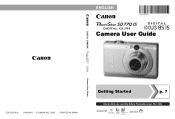 Canon CNSD770ISSB2 PowerShot SD770 IS / DIGITAL IXUS 85 IS Camera User Guide