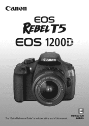 Canon EOS Rebel T5 18-55 IS II Kit Instruction Manual