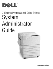 Dell 7130cdn Color Laser Printer System Administrator Guide