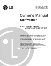 LG LDF7810WW Owner's Manual