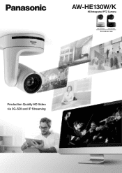Panasonic AW-HE38H System Camera and Switcher Product Lineup Catalog