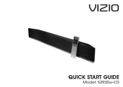 Vizio S2920w-C0 Quickstart Guide