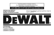 Dewalt DXPW60606 Instruction Manual