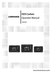 Lowrance HDS-12 Carbon Operators Manual EN
