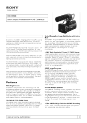 Sony HXRMC50U Brochure
