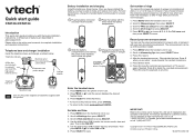 Vtech CS6124 Quick Start Guide