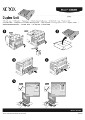 Xerox 3600B Duplex Module Installation Instructions