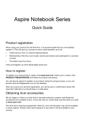 Acer Aspire V3-7710 Quick Guide