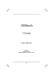 ASRock 775VM8 User Manual