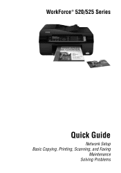 Epson WorkForce 520 Quick Guide
