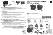 HP Color LaserJet Pro MFP M176 Setup Poster