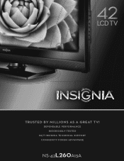 Insignia NS-42L260A13A Information Brochure (English)