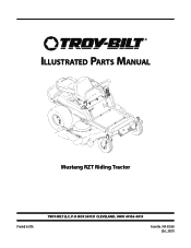 Troy-Bilt Mustang 50 Parts Manual