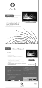 Vizio L42HDTV10A Brochure