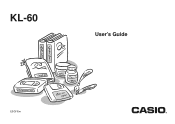 Casio KL-60SR User Guide