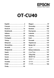 Epson ColorWorks CW-C4000 Users Guide for OT-CU40