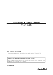 Hitachi FXTRIO-88W User Guide