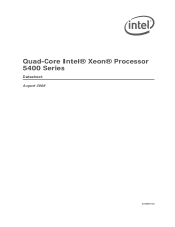 Intel E5410 Data Sheet