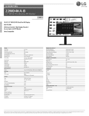 LG 22MD4KA-B Owners Manual - English