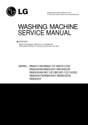 LG WM2042CW Service Manual