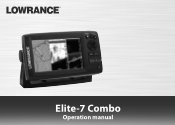 Lowrance Elite-7 Broadband Operation Manual