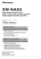 Pioneer XW-NAS3-K Operating Instructions